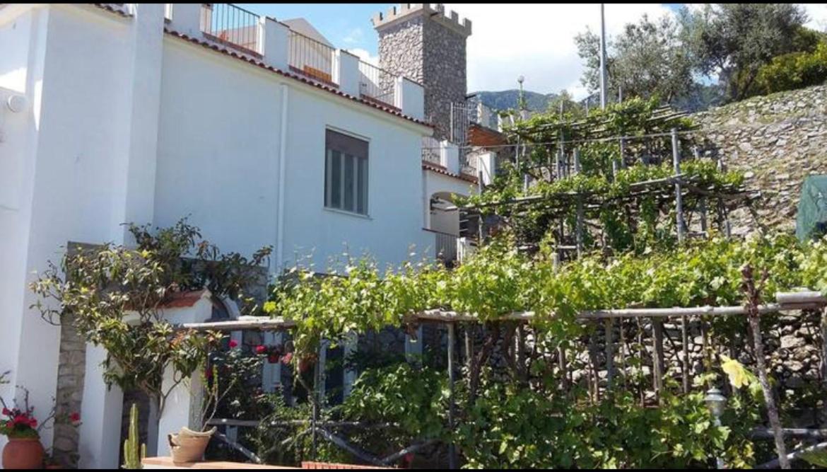 Vila Casa Njulinella Furore Exteriér fotografie